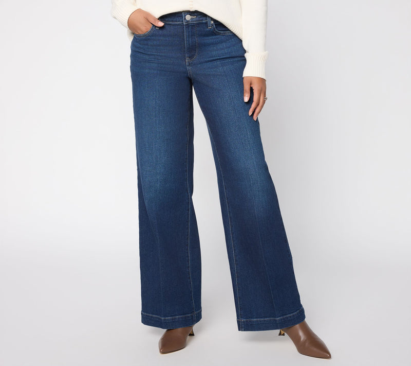 NYDJ Teresa Wide Leg Jeans with 1 1/2" Hem — Main view