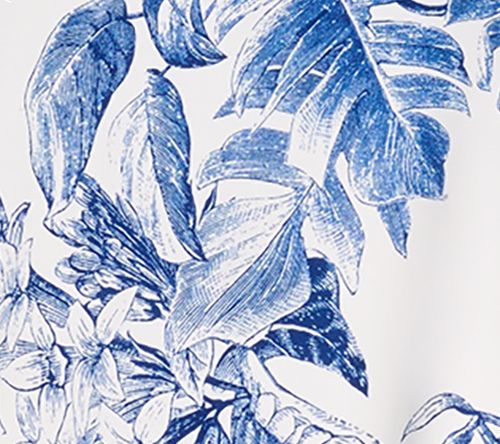 Dennis Basso Printed Italia Knit Short Sleeve Top — View 10