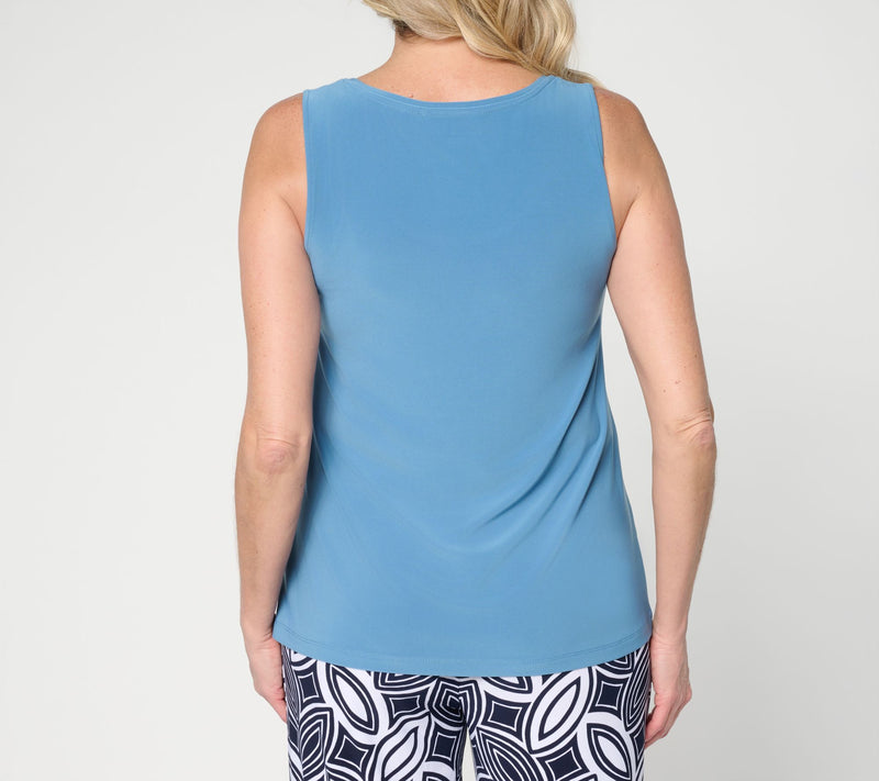 Dennis Basso Italia Knit Tank Top — View 5