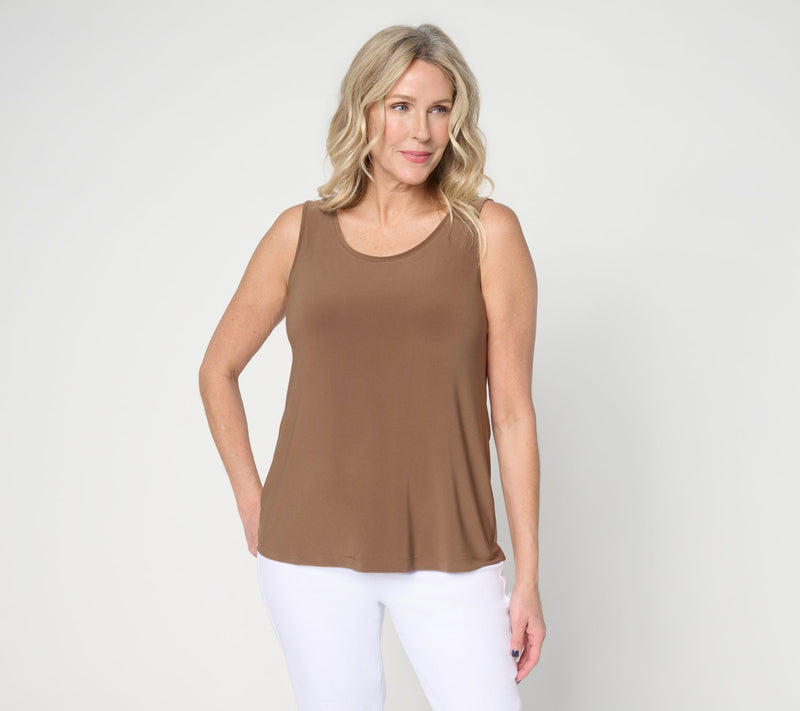 Dennis Basso Italia Knit Tank Top — View 14