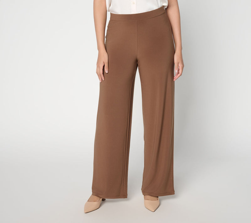 Dennis Basso Regular Italia Knit Wide Leg Pant — View 16