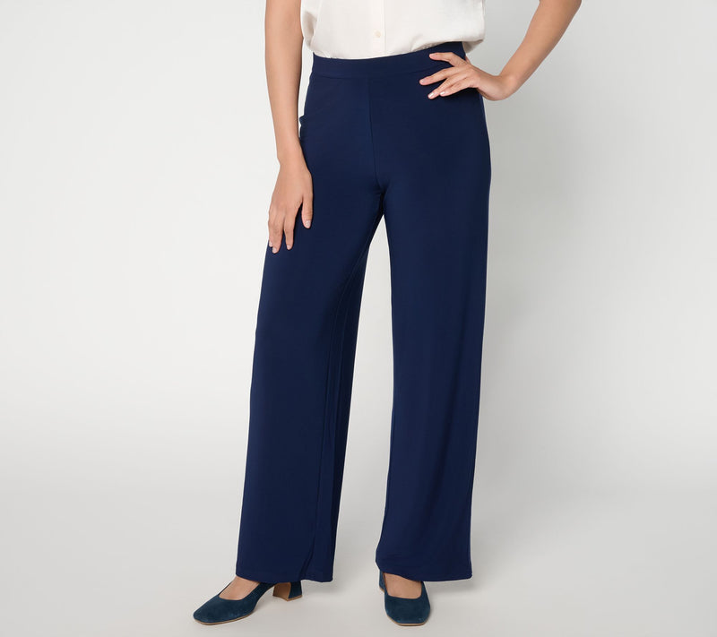 Dennis Basso Petite Italia Knit Wide Leg Pant — Main view