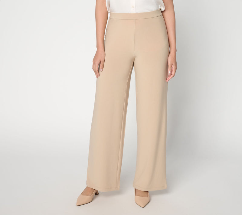 Dennis Basso Petite Italia Knit Wide Leg Pant — View 15