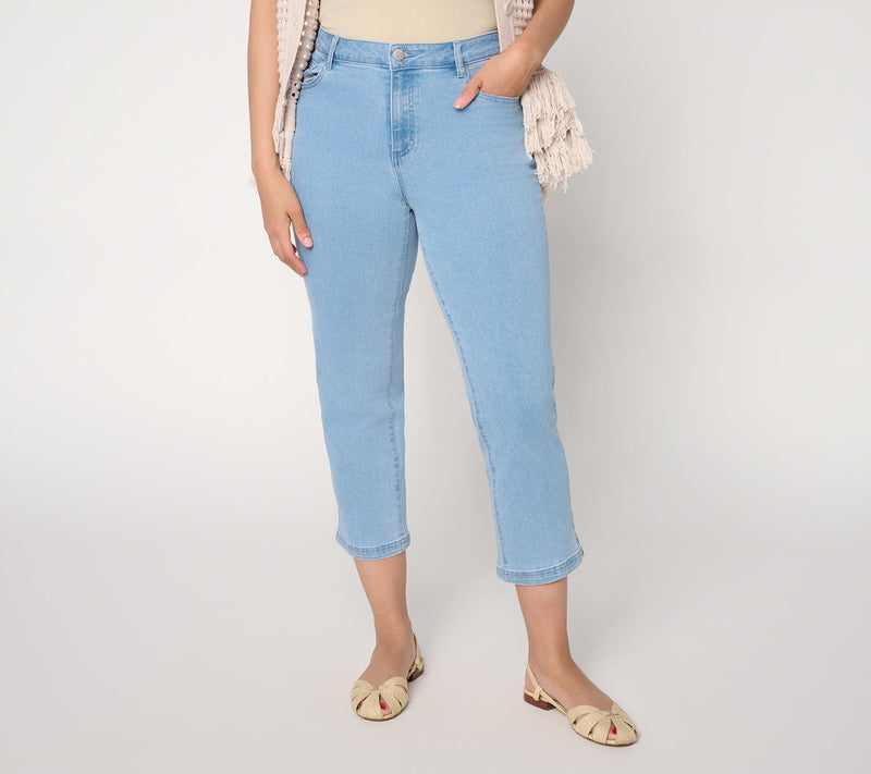 Dennis Basso Regular Riviera Stretch Crop Jean — Main view
