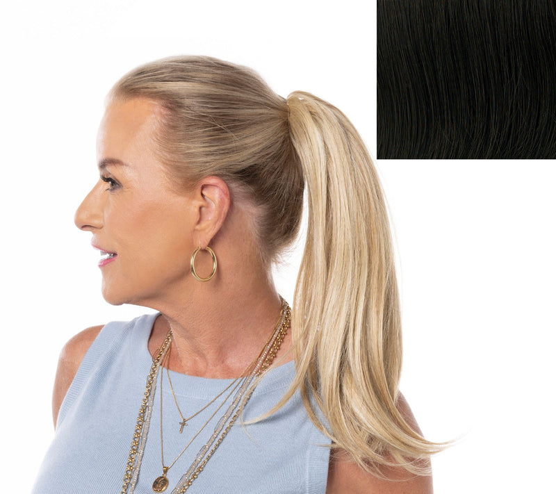 Toni Brattin No-Clip Straight Pony Hairpiece — View 2