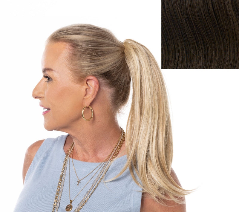 Toni Brattin No-Clip Straight Pony Hairpiece — View 10