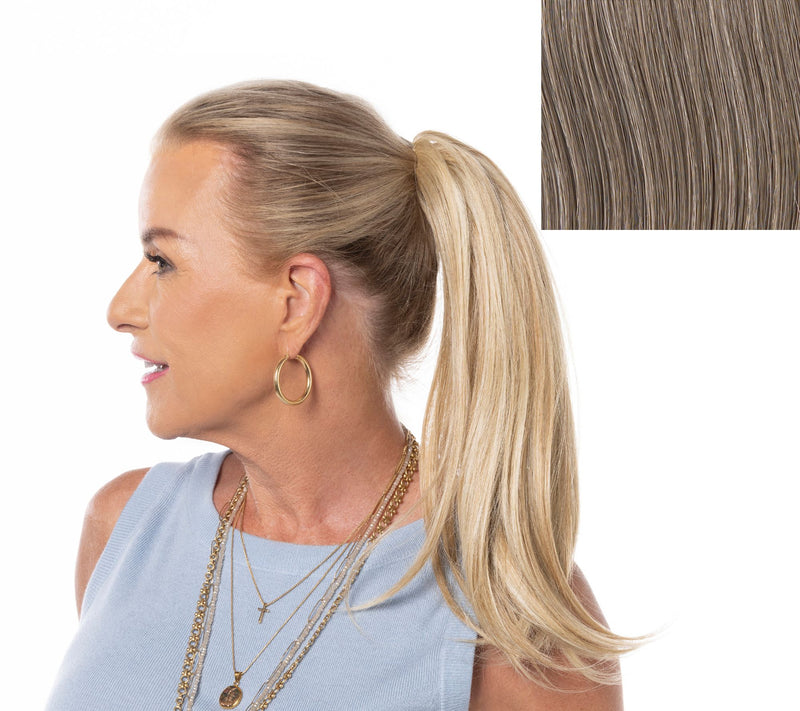 Toni Brattin No-Clip Straight Pony Hairpiece — View 6
