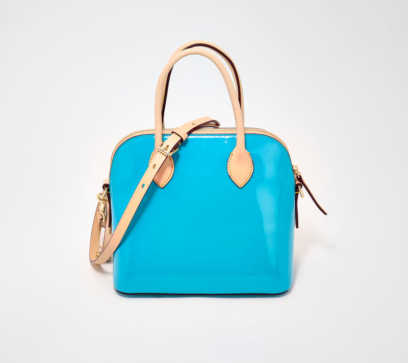 Dooney & Bourke Domed Patent Satchel — View 3
