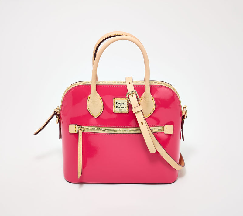 Dooney & Bourke Domed Patent Satchel — View 11