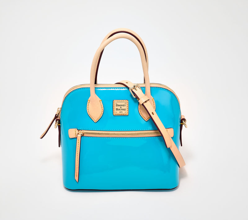 Dooney & Bourke Domed Patent Satchel — Main view