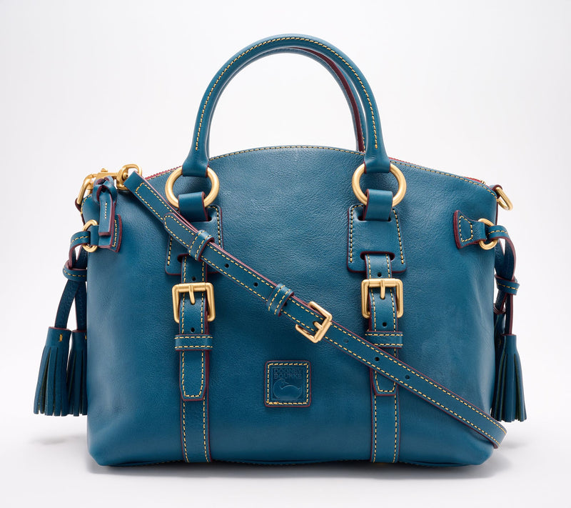 Dooney & Bourke Florentine Leather Bristol Satchel — View 11