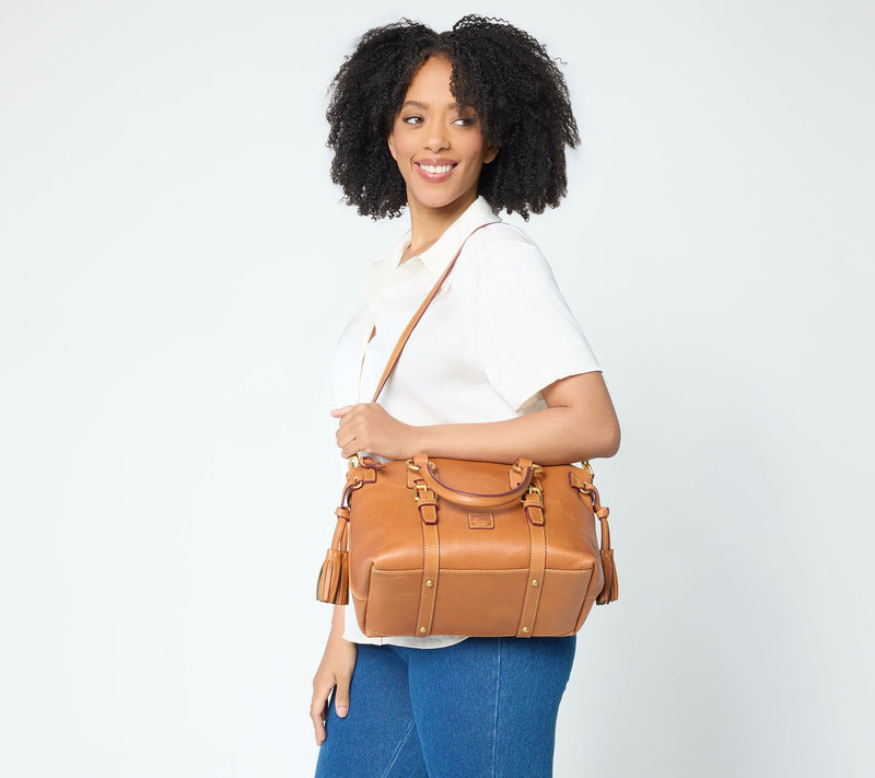 Dooney & Bourke Florentine Leather Bristol Satchel — View 4