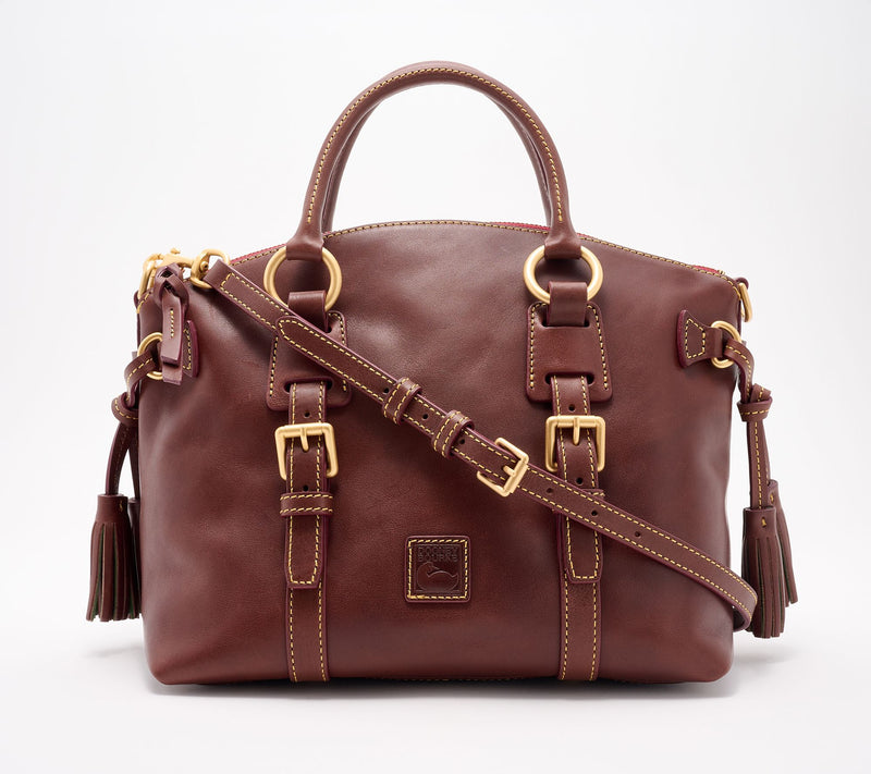 Dooney & Bourke Florentine Leather Bristol Satchel — View 14