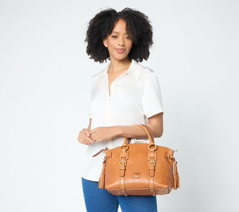 Dooney & Bourke Florentine Leather Bristol Satchel — View 5