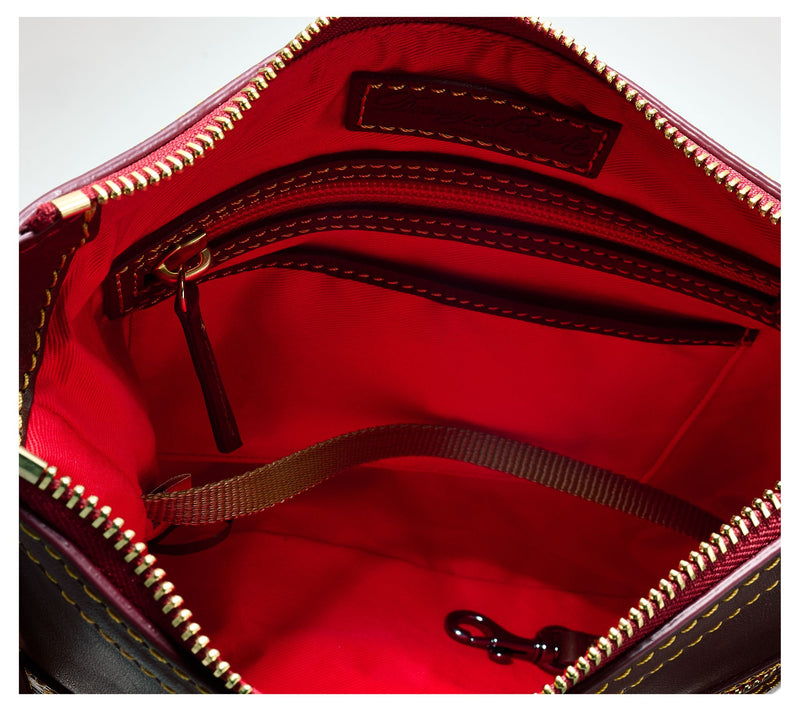 Dooney & Bourke Florentine Leather Pocket Crossbody — View 4