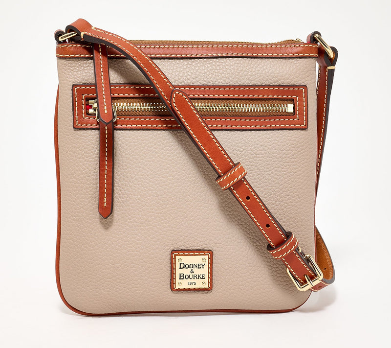 Dooney & Bourke Pebble Leather N/S Letter Carrier Crossbody — View 13