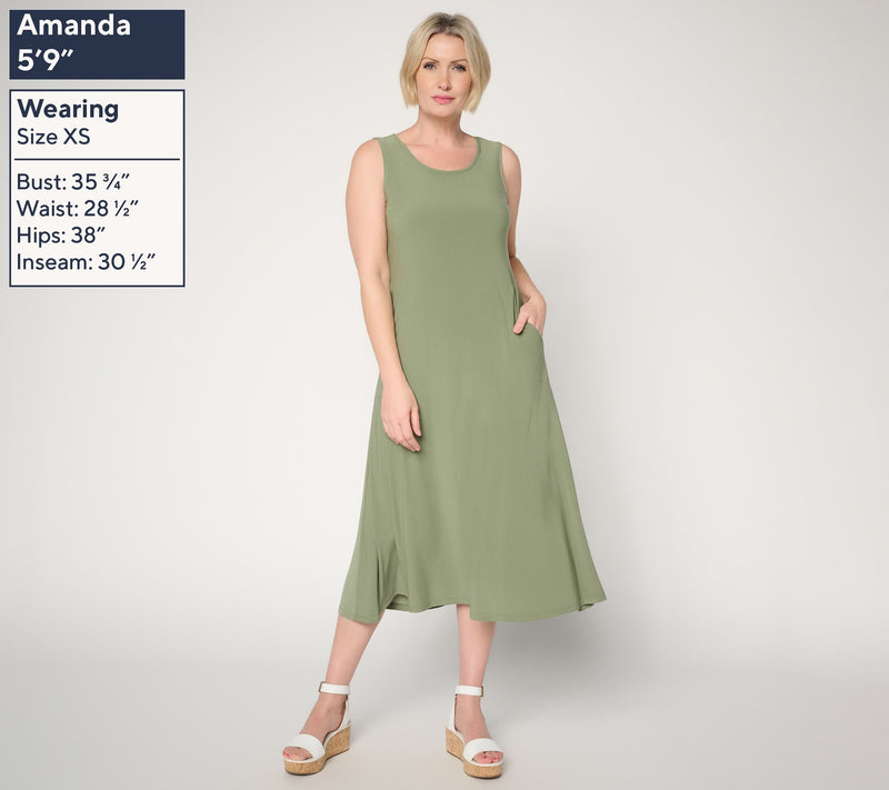 Attitudes by Renee Petite Pack of 2 Como Jersey Midi Dresses — View 13
