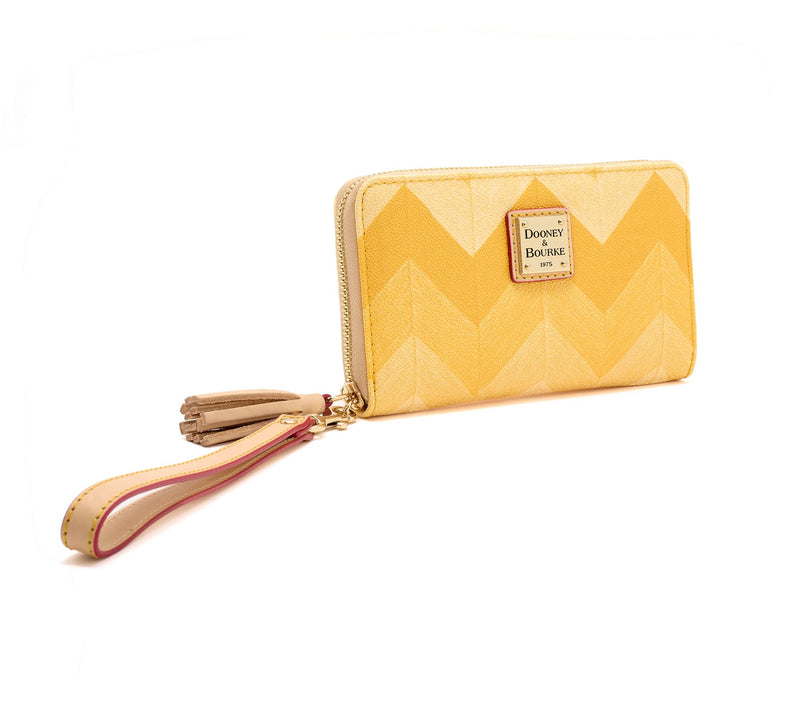 Dooney & Bourke Chevron Zip Around Wristlet Wallet — View 2