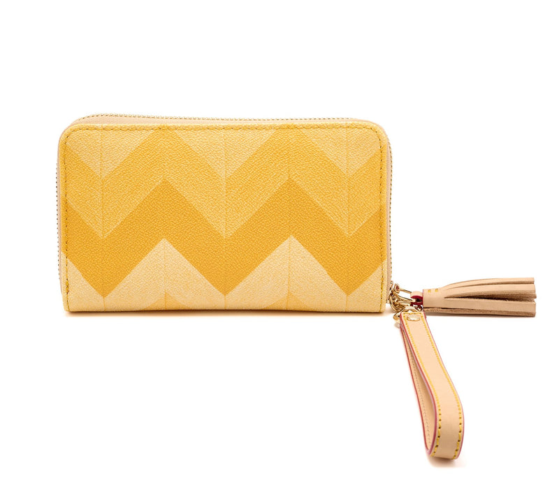 Dooney & Bourke Chevron Zip Around Wristlet Wallet — View 3
