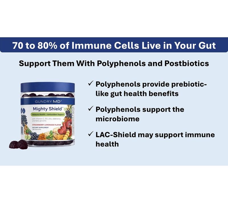 Gundry MD Mighty Shield Immunity Gummy 60 DOS — View 3