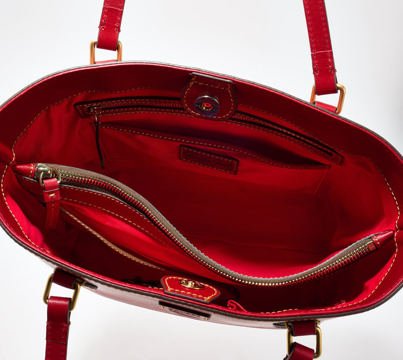 Dooney & Bourke Florentine Leather Small Jessie Tote — View 4