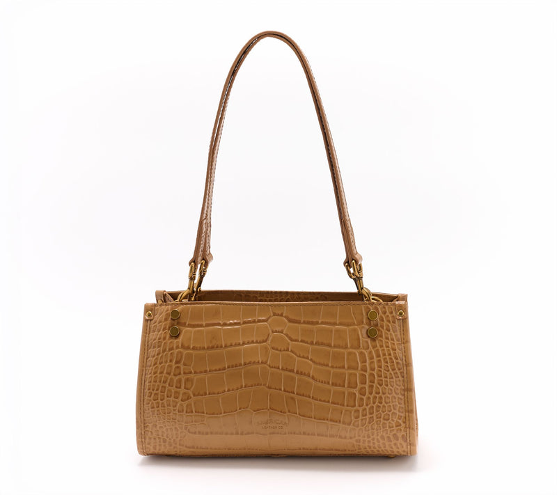 "As Is" American Leather Co. LenoxTripleEntr Croco Shoulder — View 12