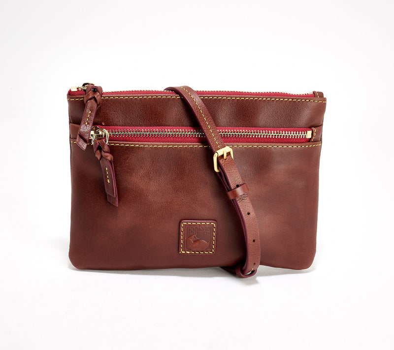 "As Is" Dooney & Bourke Florentine Leather Patsy Crossbody — View 16