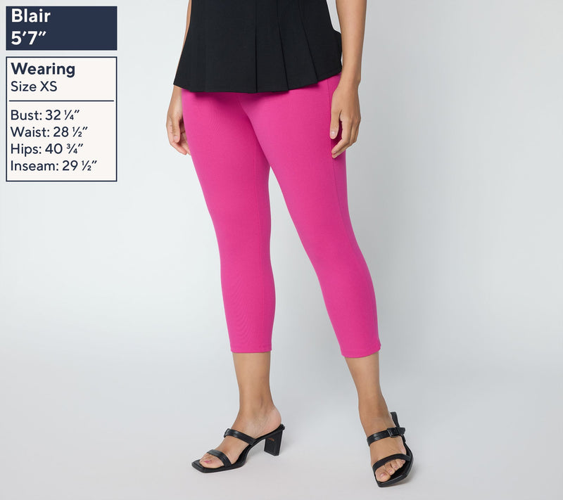 Women with Control Regular 86/14 Capri Icon Pant — View 3