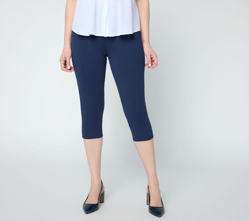 Women with Control Regular Cotton Jersey Empower Pedal Pusher — View 12