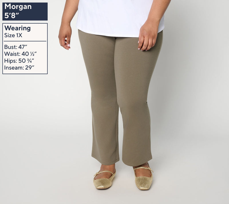 Wicked by Women With Control Tall La Petite Bell Crop Pants — View 2