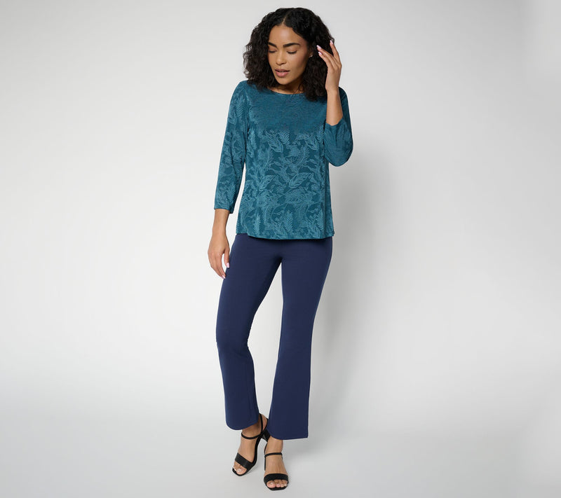 Wicked by Women With Control Tall La Petite Bell Crop Pants — View 5