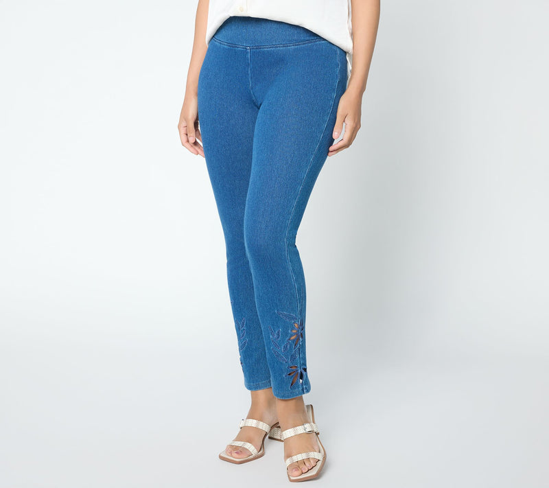 Women with Control Regular Prime Stretch Denim Ankle Jeans — Main view