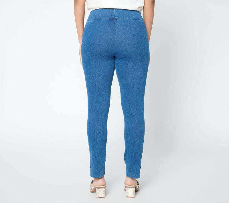 Women with Control Regular Prime Stretch Denim Ankle Jeans — View 4