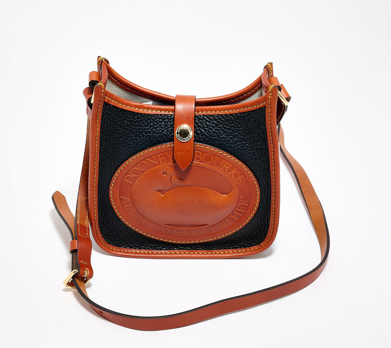 Dooney & Bourke Leather Heritage Duck Mini Messenger Crossbody — View 11