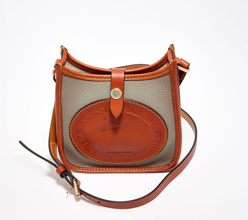 Dooney & Bourke Leather Heritage Duck Mini Messenger Crossbody — View 12