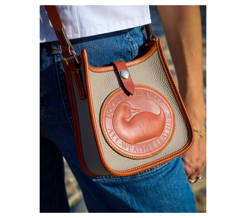 Dooney & Bourke Leather Heritage Duck Mini Messenger Crossbody — View 6