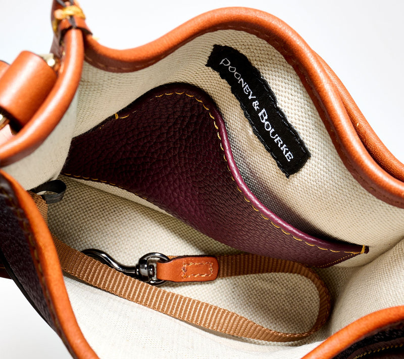 Dooney & Bourke Leather Heritage Duck Mini Messenger Crossbody — View 4