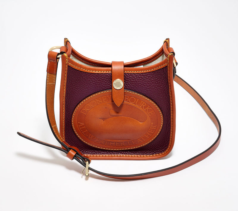 Dooney & Bourke Leather Heritage Duck Mini Messenger Crossbody — View 13