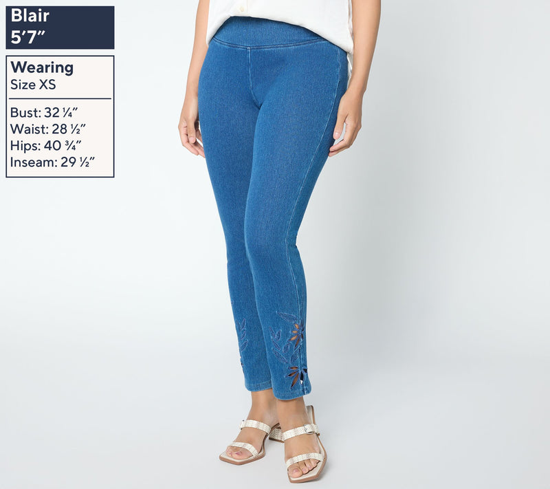 Women with Control Tall Prime Stretch Denim Ankle Jeans — View 3