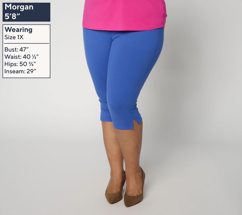 Wicked by Women with Control Petite Pedal Pusher Contour Pant — View 2