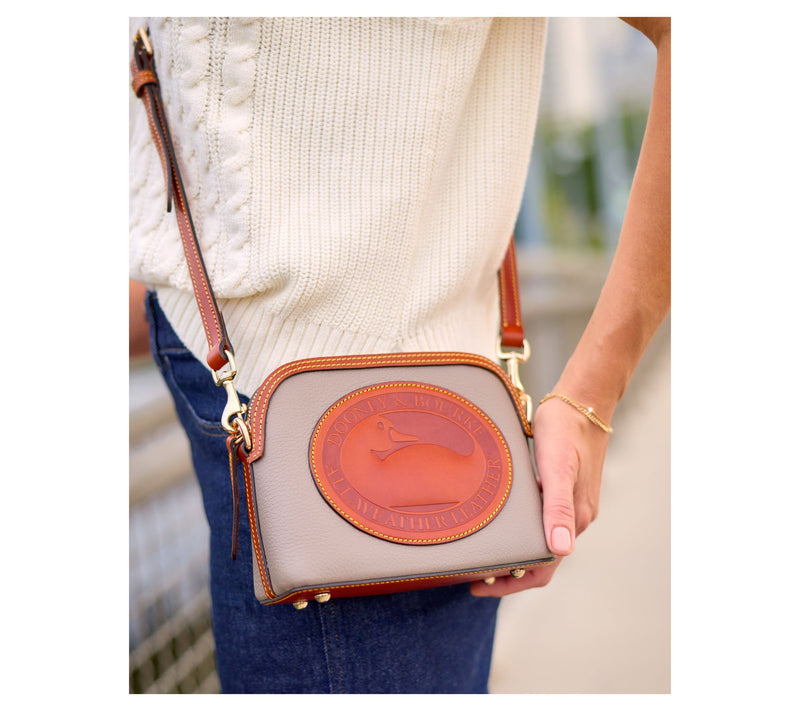 Dooney & Bourke Leather Heritage Mini Duck Domed Crossbody — View 5