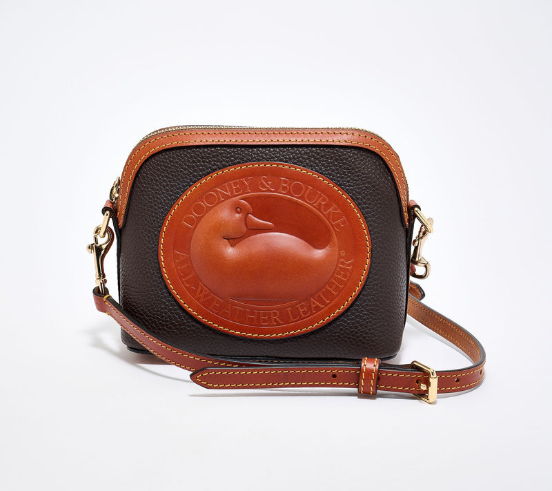 Dooney & Bourke Leather Heritage Mini Duck Domed Crossbody — View 17