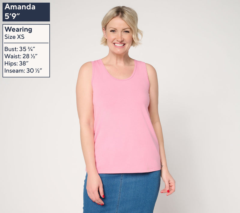 Ree by the Pioneer Woman Essentials Cotton Modal Knit Tank Top — View 3