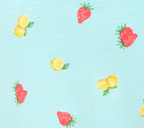 Belle by Kim Gravel Slub Knit Summer Sunshine V-Neck Top — View 9