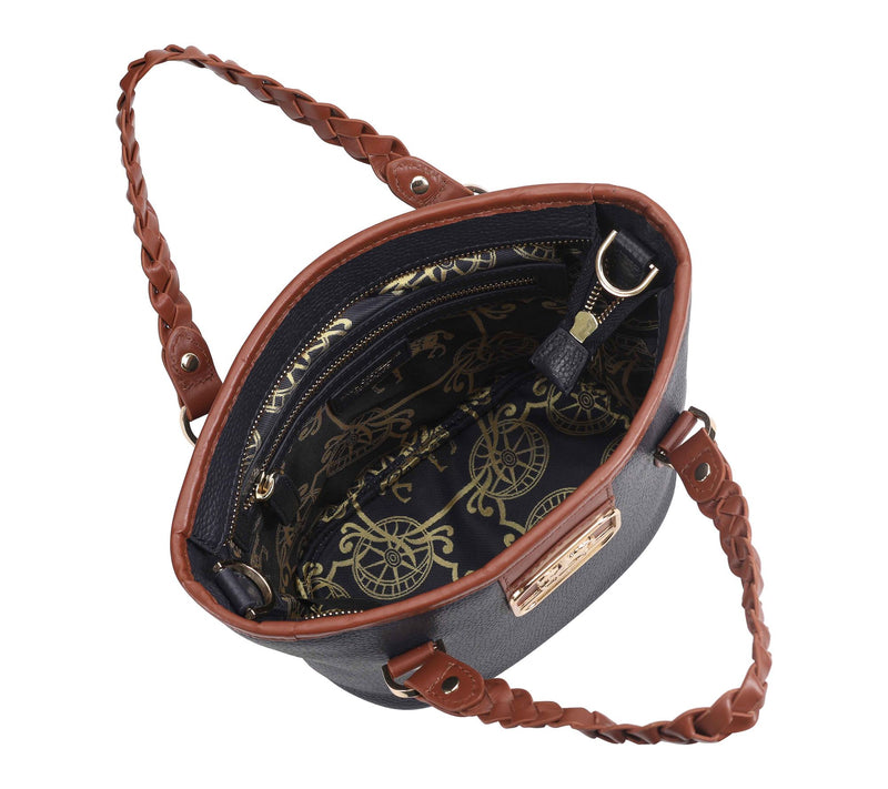 Paul Costelloe Dressage Leather Gymkhana Bucket Bag with Strap — View 3