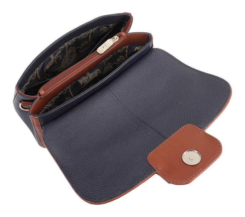 Paul Costelloe Dressage Leather Double Stirrup Multi Crossbody — View 4