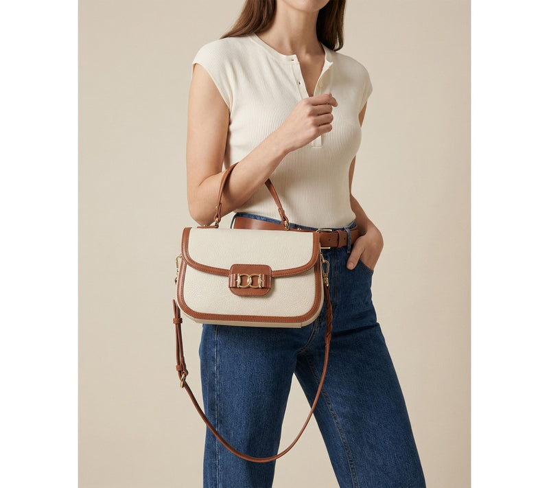 Paul Costelloe Dressage Leather Double Stirrup Multi Crossbody — View 8