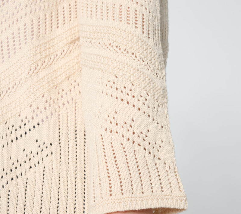 Ree by The Pioneer Woman Open Front Pointelle Cardigan — View 7