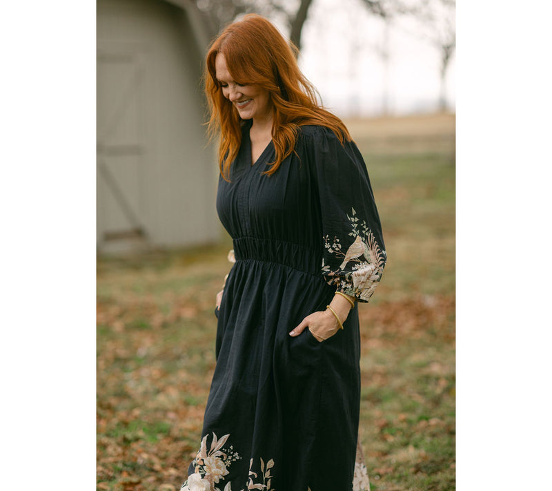 Ree by the Pioneer Woman Engineered Floral Print Midi Dress — View 5