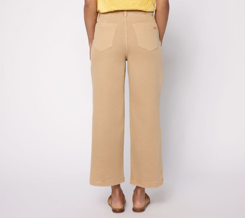 Peace Love World Boheme Regular Cropped Utility Pocket Jeans — View 7